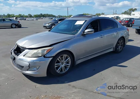 2013 Hyundai Genesis 3.8 from USA, damaged, VIN KMHGC4DD6DU213250